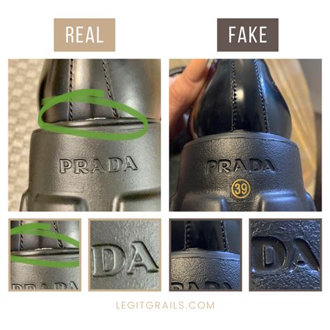 how can you tell if prada shoes are real